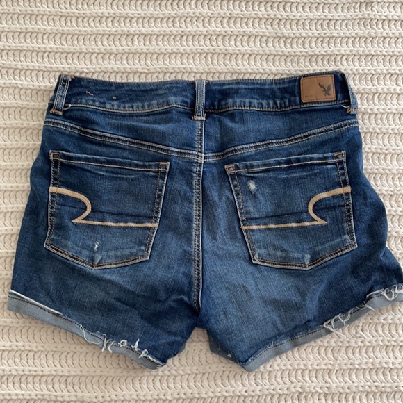 AEO HI-Rise Shortie Denim Shorts - Picture 6 of 6